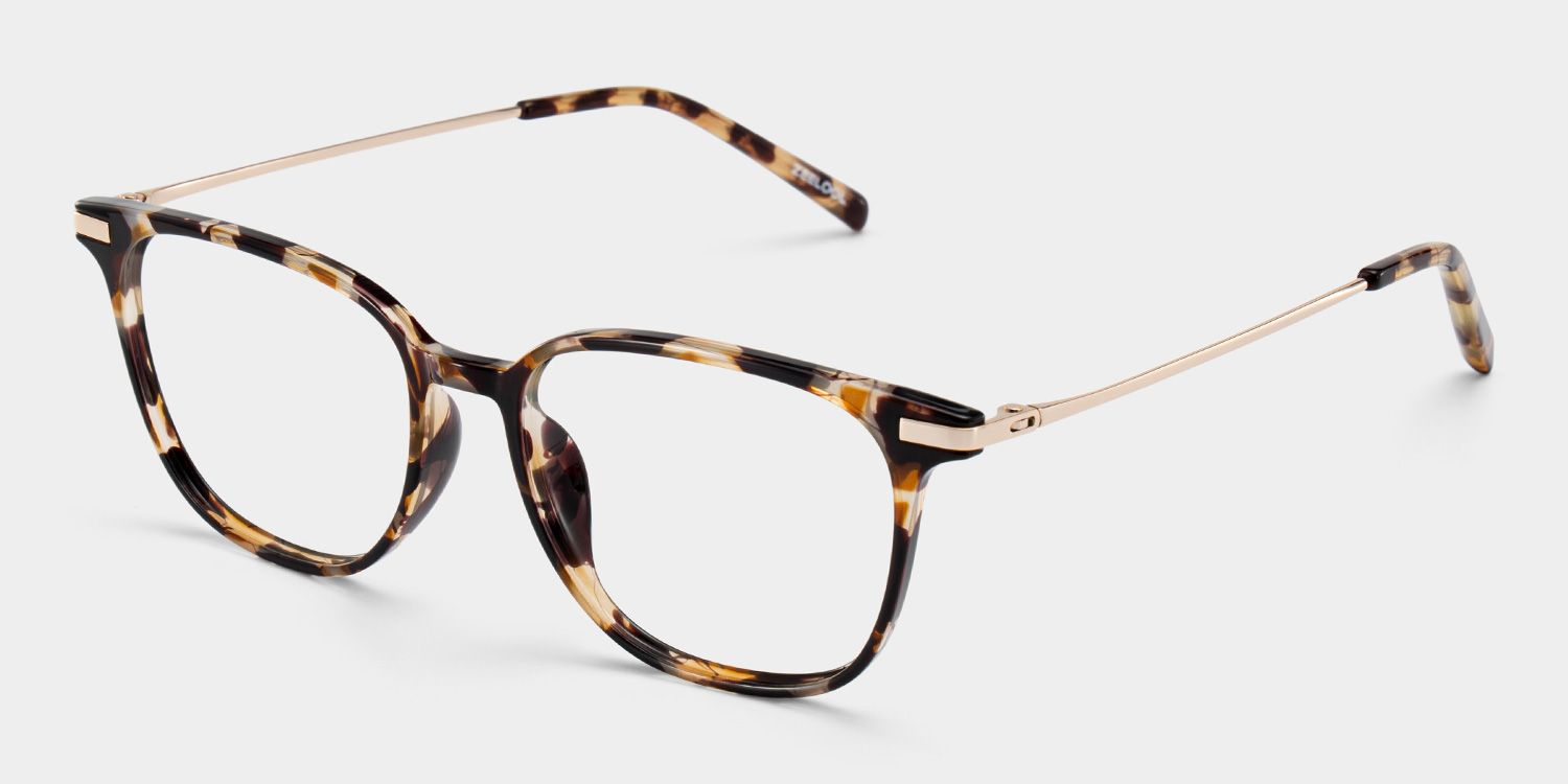 Florence Tortoise Rechteckig Brille4