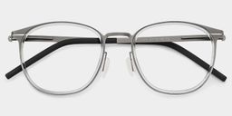 Leonie Grau Rund Brille3