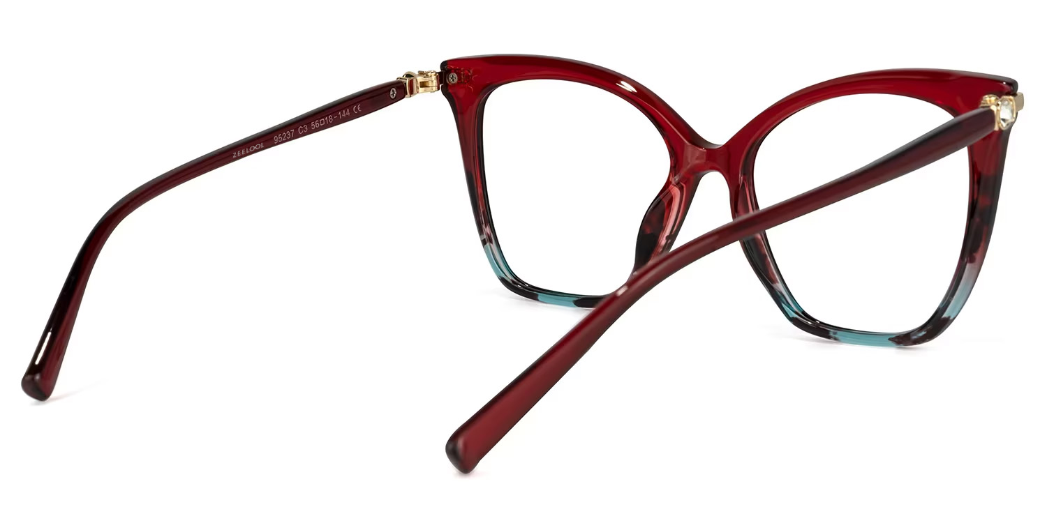 Lamar Rot Schmetterling Brille2