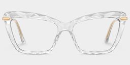 Juliet Klar Rechteckig Brille0