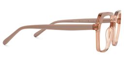 Norah Champagne Geometrische Brille3