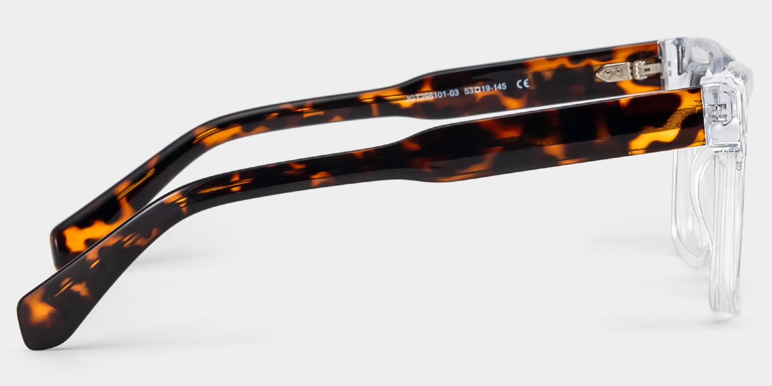Connor Klar Rechteckig Brille3