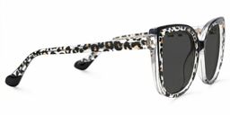 Fenn Schwarz-Tortoise Cateye Brille2