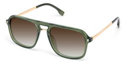 Berkeley Grün Pilot Brille2