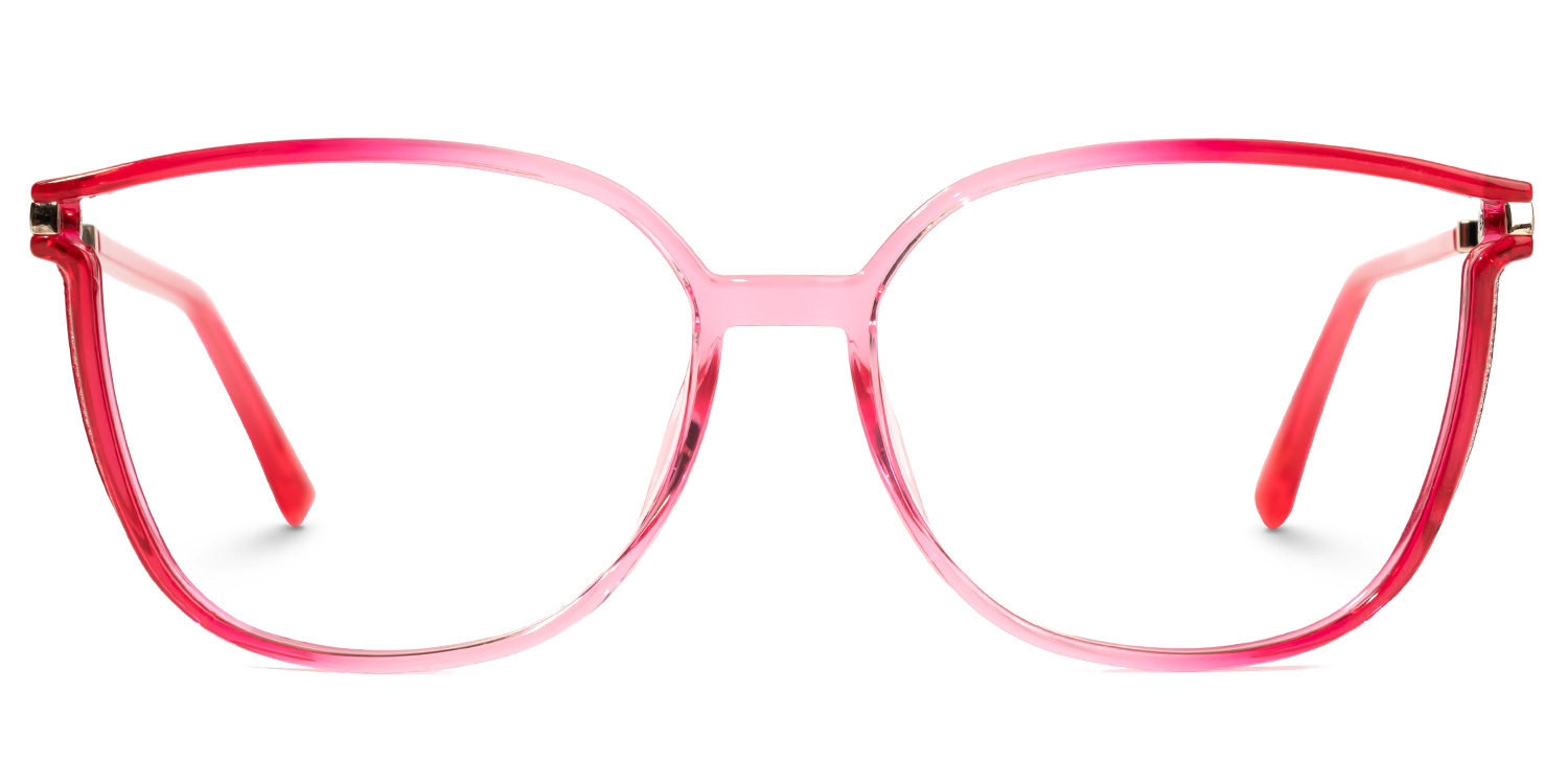 Walden Rot Quadratisch Brille1