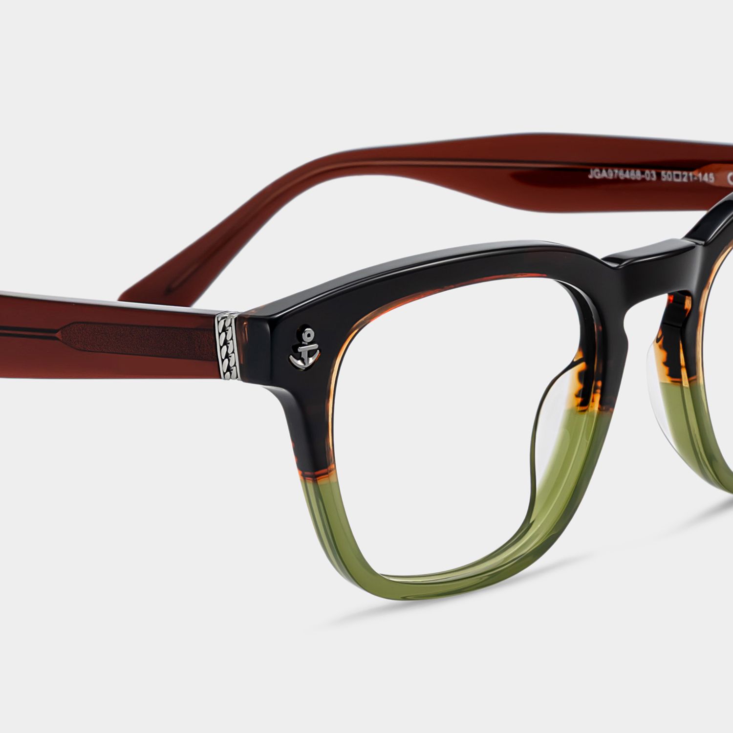 Pierce Zweifarbige Runde Acetatbrille shoppen | ZEELOOL6