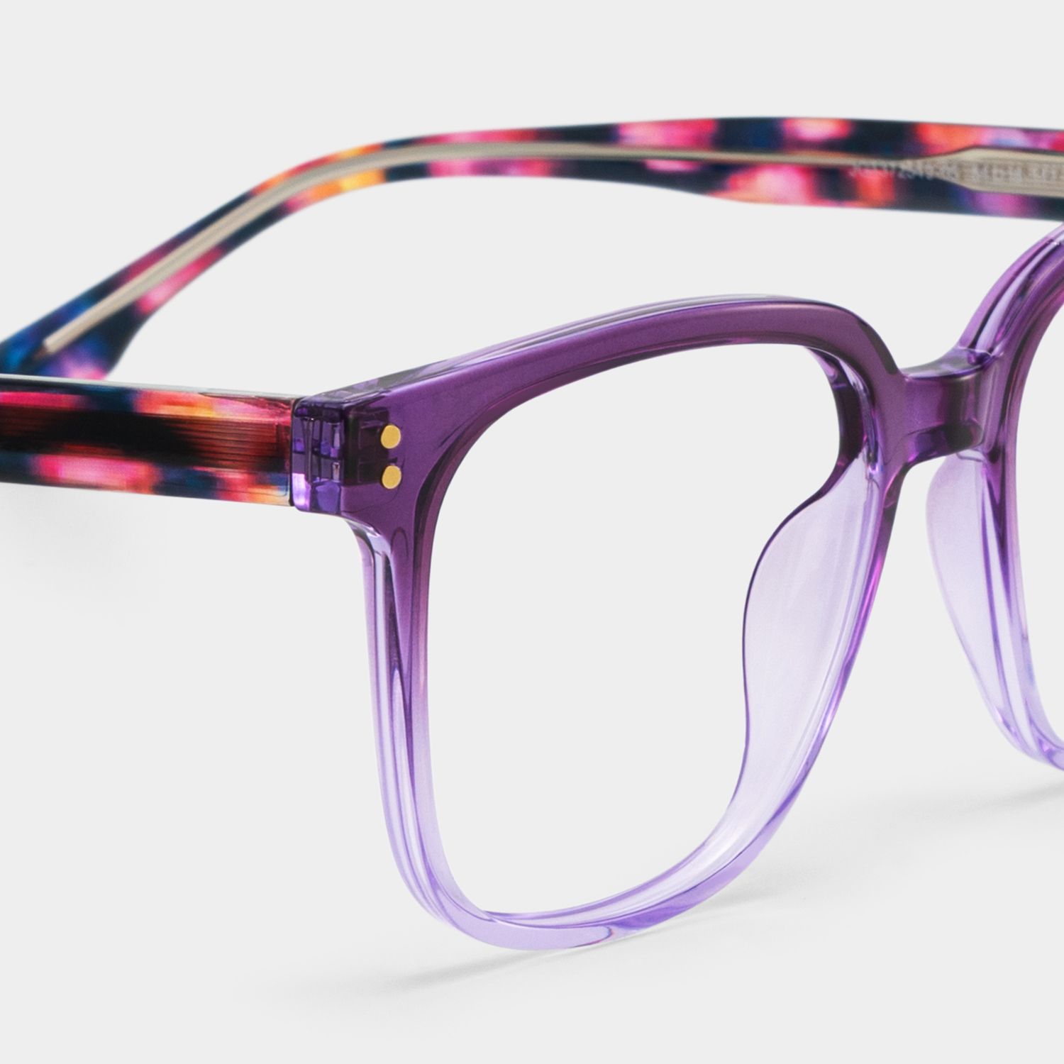 Donnalyn Lila Quadratisch Brille5