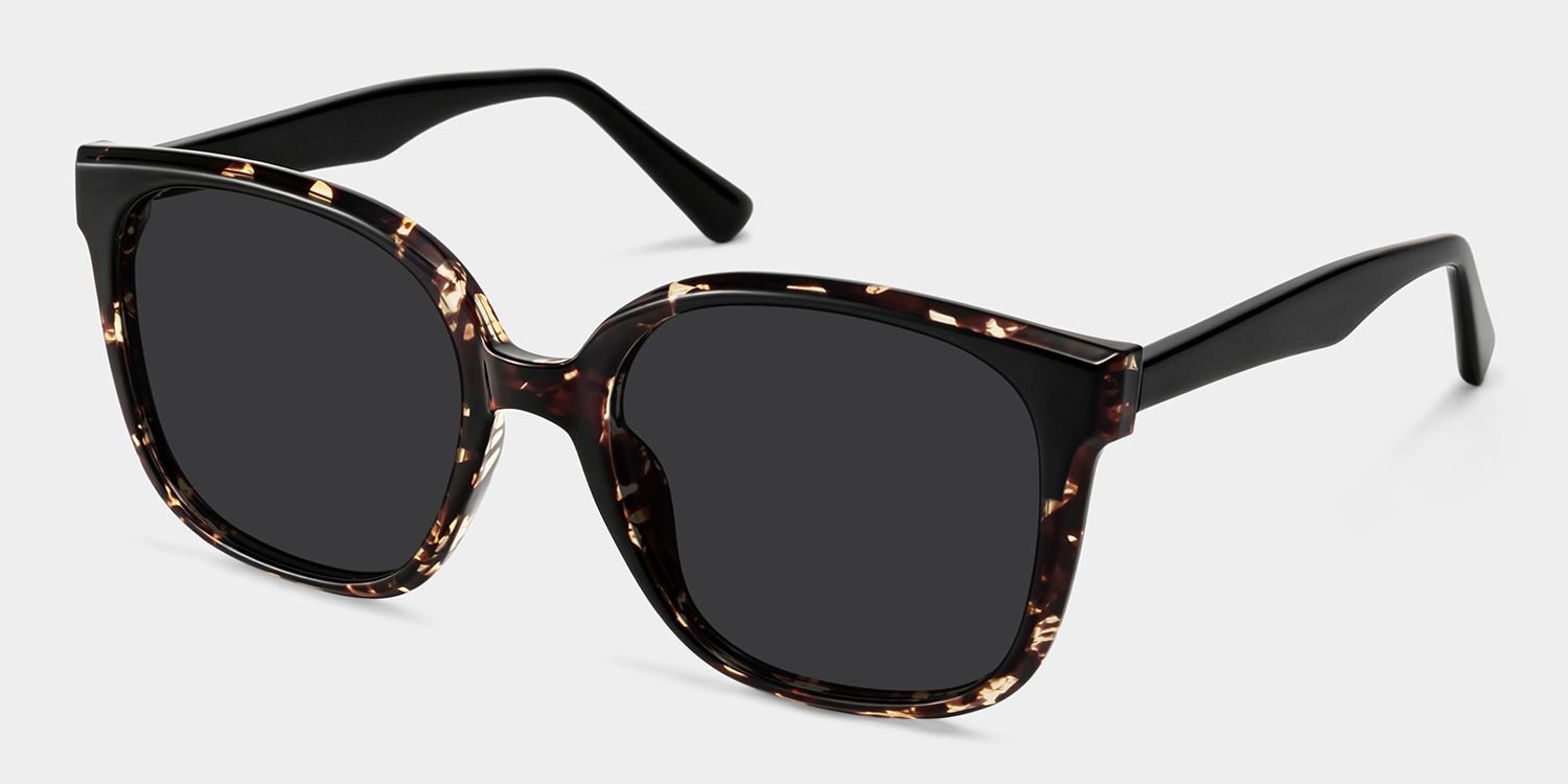 Siner Square Style in Schwarz-Tortoise Sonnenbrille | ZEELOOL2