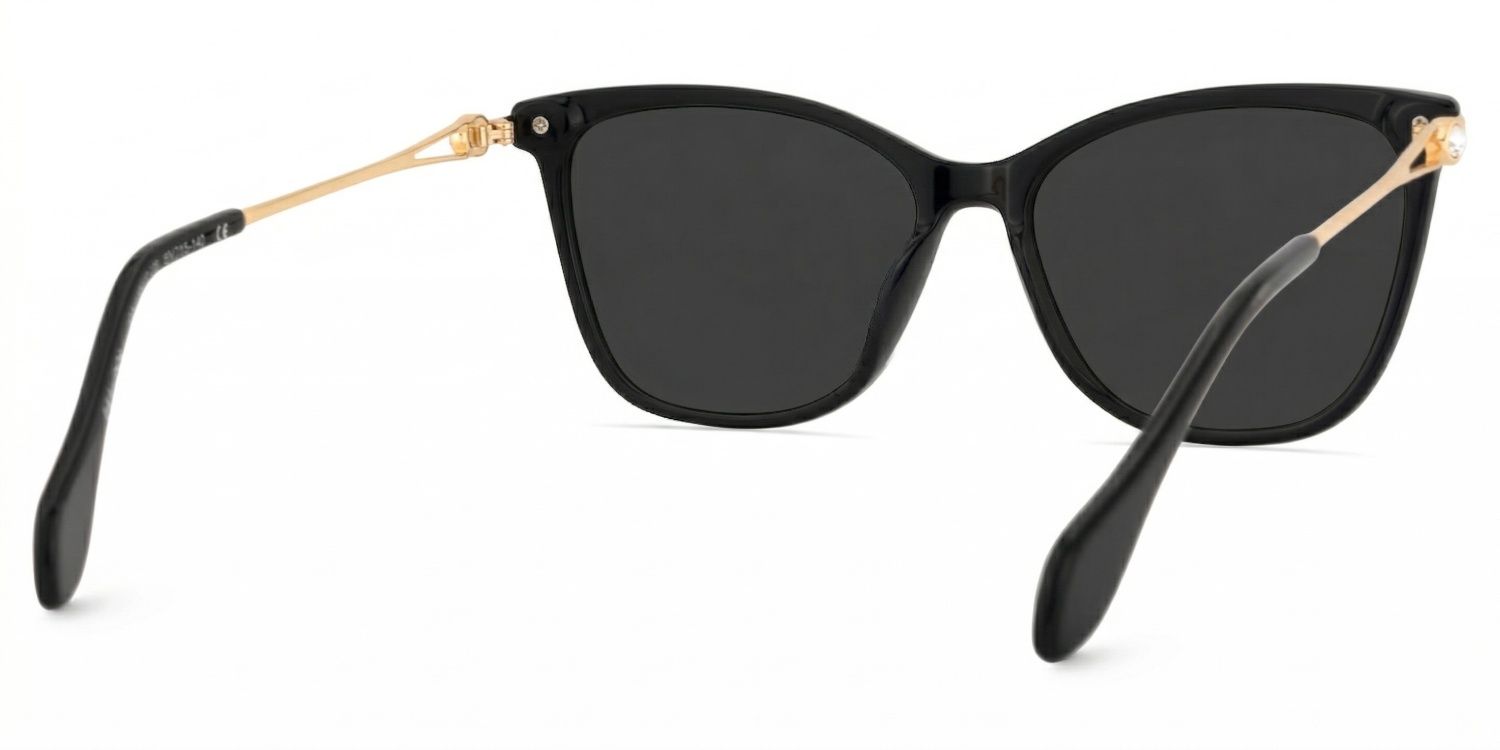 Westley Butterfly Schwarz Sonnenbrille mit Sehstärke | ZEELOOL4