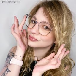 Babbage Grau Rund Brille5