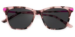 Eliot Rosa-Tortoise Rechteckig Sonnenbrille1