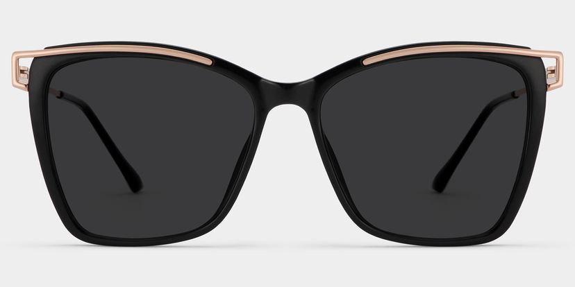 Matia Schwarz Quadratisch Brille