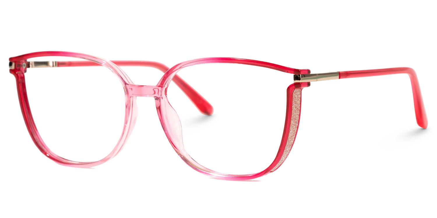 Walden Rot Quadratisch Brille2