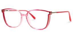 Walden Rot Quadratisch Brille4