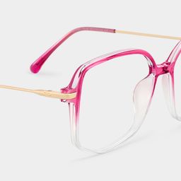 Payton Dunkelrosa Geometrisch Brille4