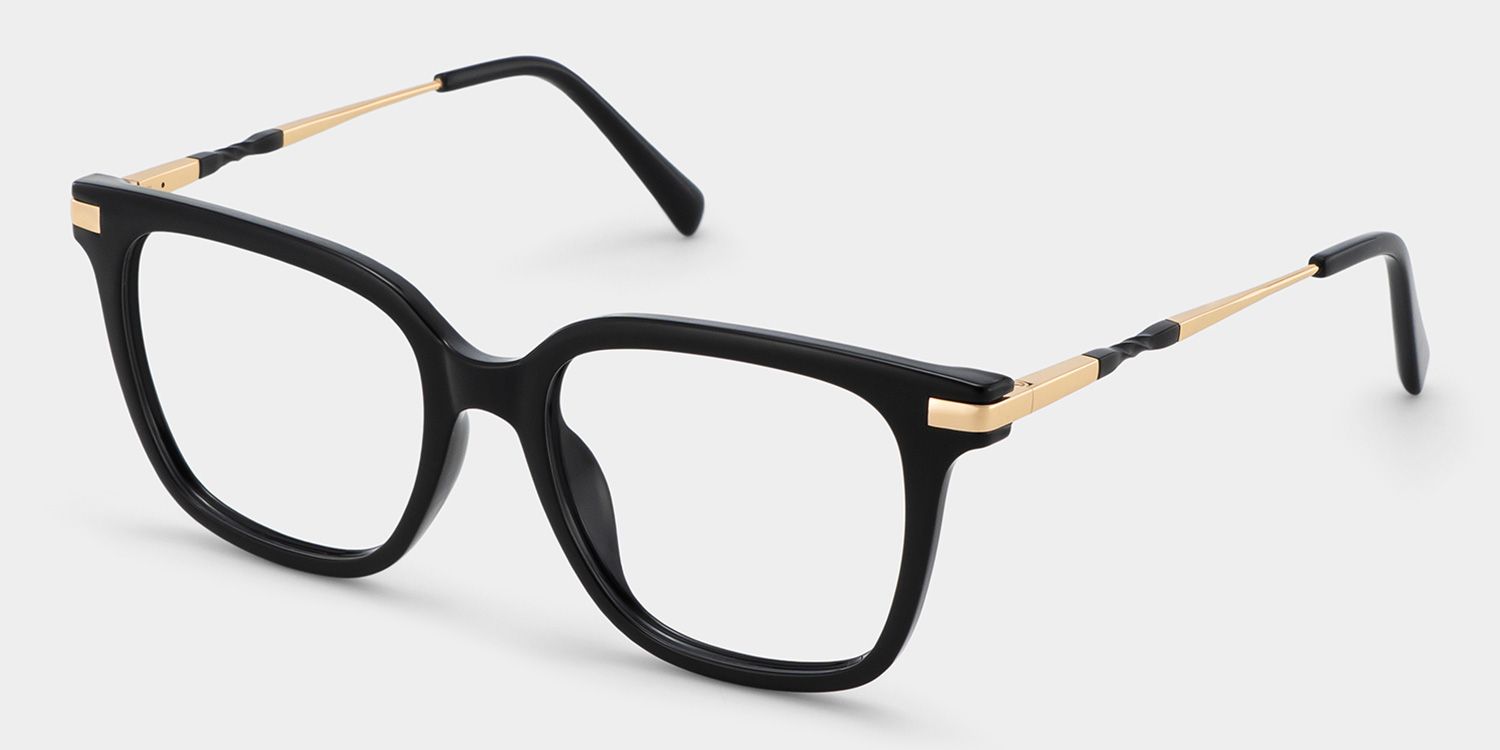 Jacqui Schwarz Quadratisch Brille3