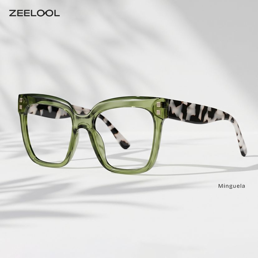 Minguela Grün Quadratisch Brille