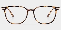 Florence Tortoise Rechteckig Brille2