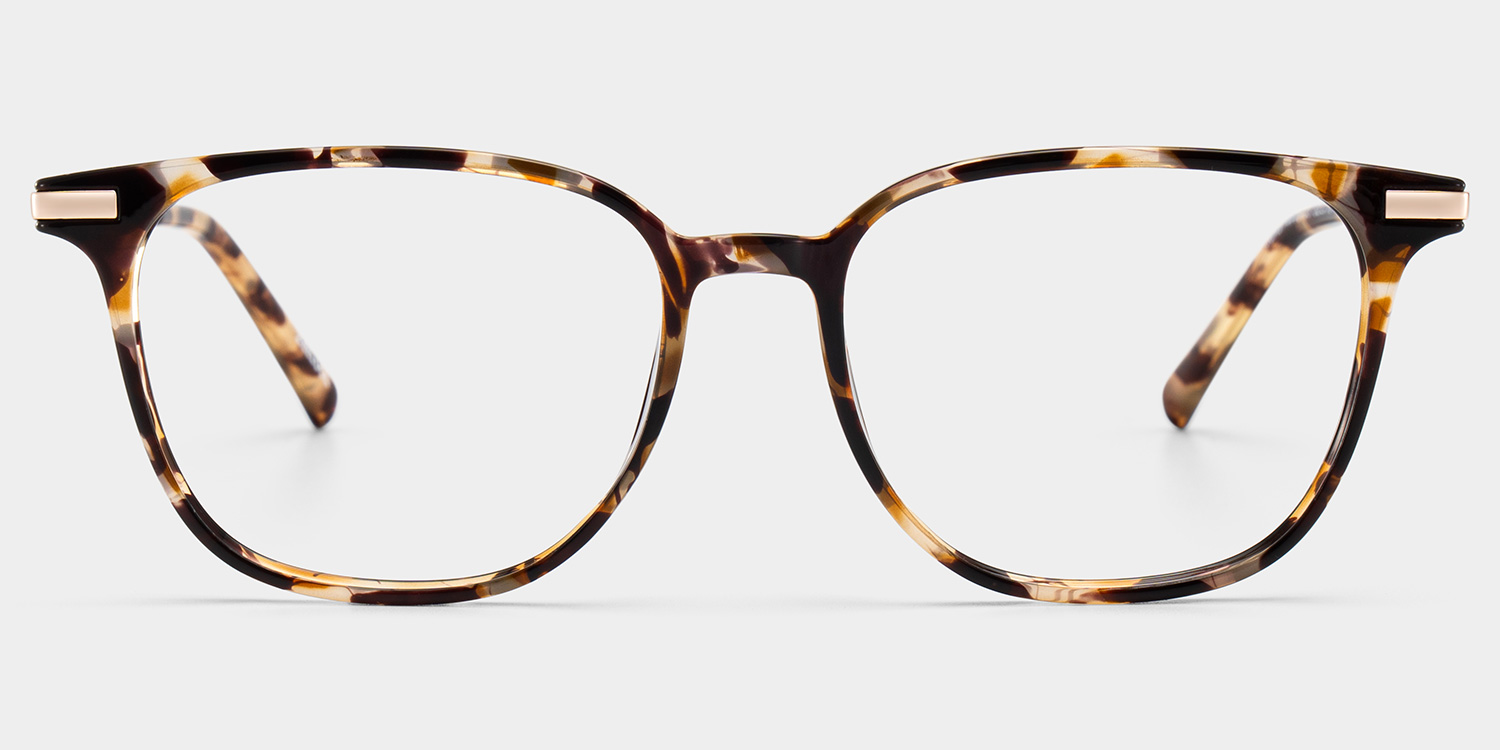 Florence Tortoise Rechteckig Brille