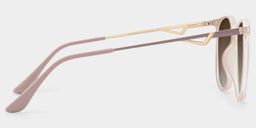 Babbage Hellbraun Rund Brille3
