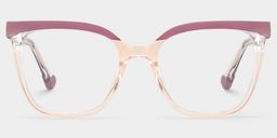 Tawana Lila Quadratisch Brille1
