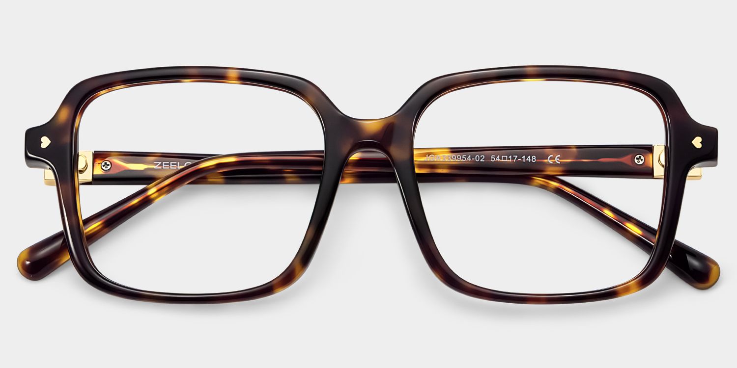 Talia Tortoise Quadratisch Brille4