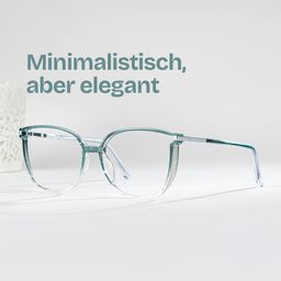 Walden Graugrün Cateye Brille0