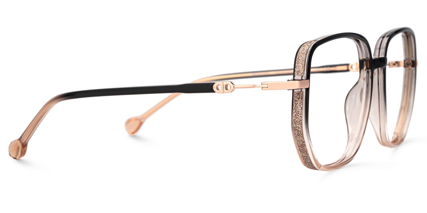 Joana Schwarz-Beige Geometrisch Brille3