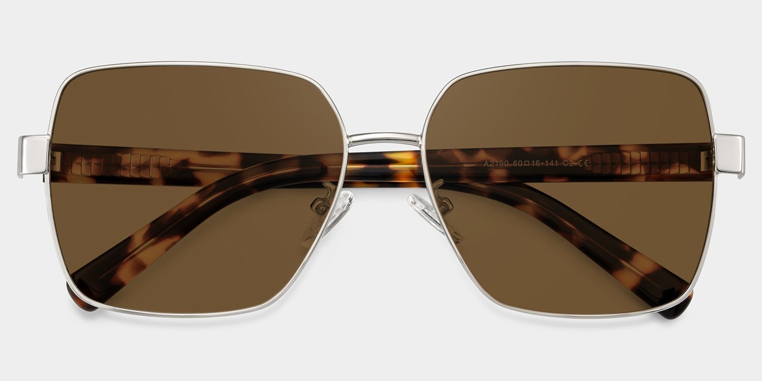 Vita Square Style in Braun Sonnenbrille | ZEELOOL1