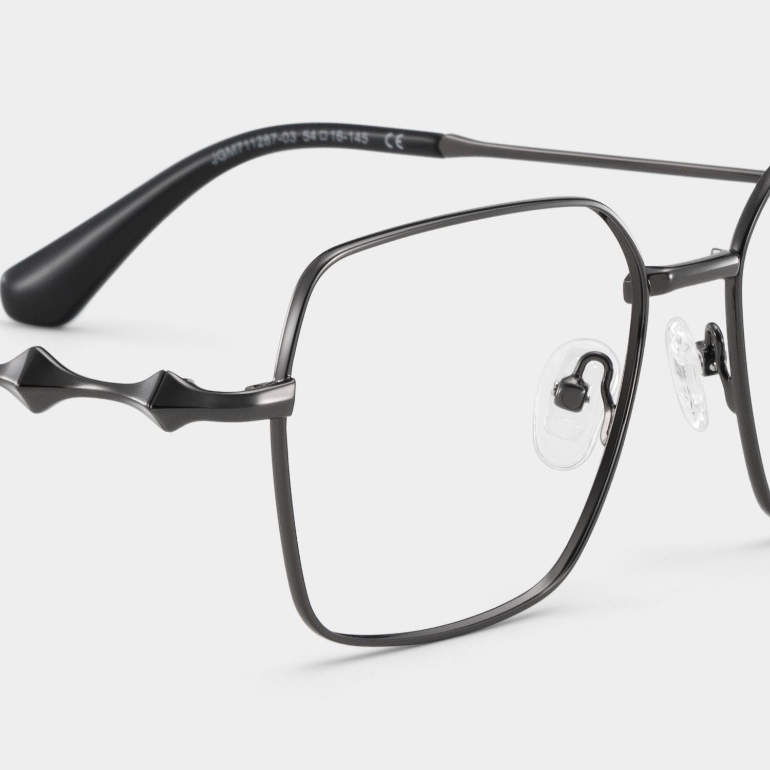 Kayla Schwarz Geometrisch Brille5