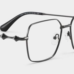 Kayla Schwarz Geometrisch Brille5