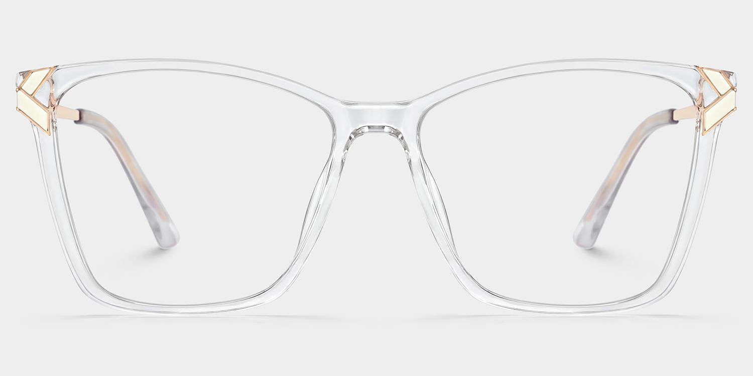 Tricee Klar Quadratisch Brille1