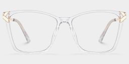 Tricee Klar Quadratisch Brille1