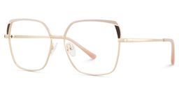 Shayla Rosabraun Quadratisch Brille2