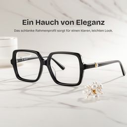 Elena Schwarz Quadratisch Brille0