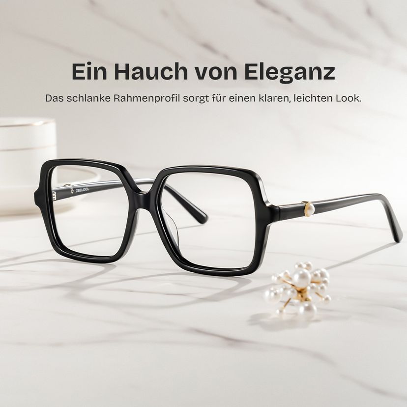 Elena Schwarz Quadratisch Brille