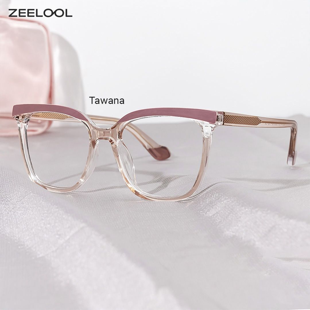 Tawana Lila Quadratisch Brille0