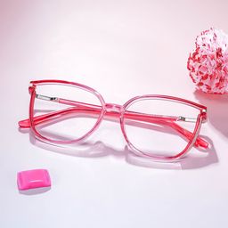 Walden Rot Quadratisch Brille1