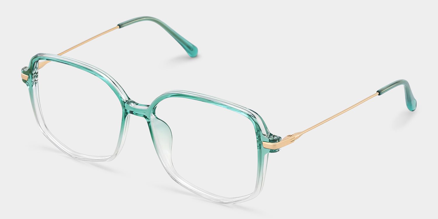 Payton Grün Geometrisch Brille2