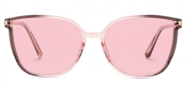 Walden Braun-Rosa Quadratisch Sonnenbrille
