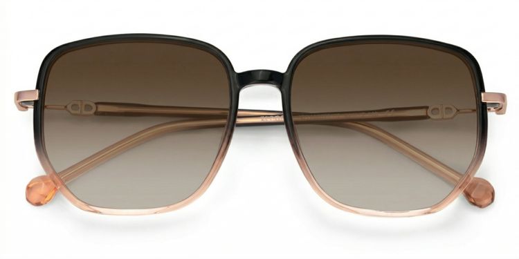 Joana Schwarz-Beige Geometrisch Sonnenbrille