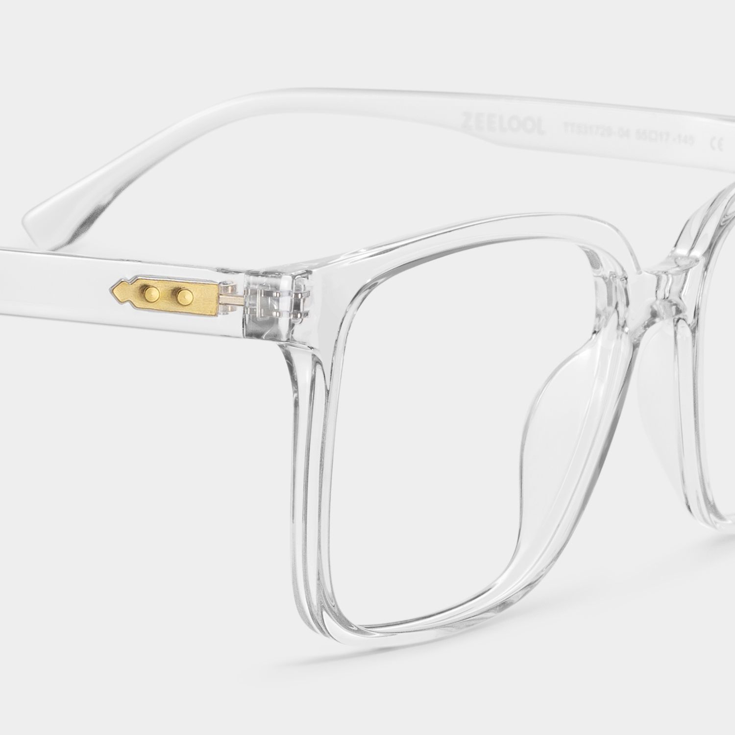 Contreras Klar Quadratisch Brille4