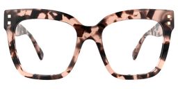 Minguela Rosa-Tortoise Quadratisch Brille1