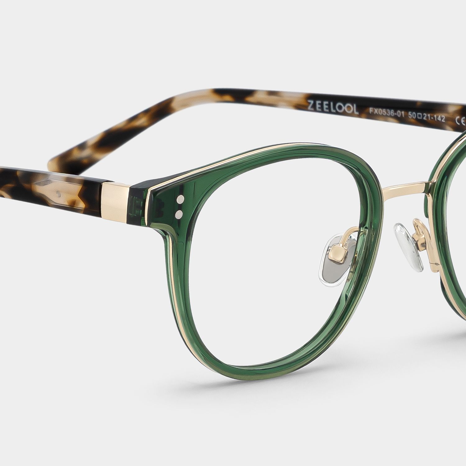 Matthew Grün Rund Brille5