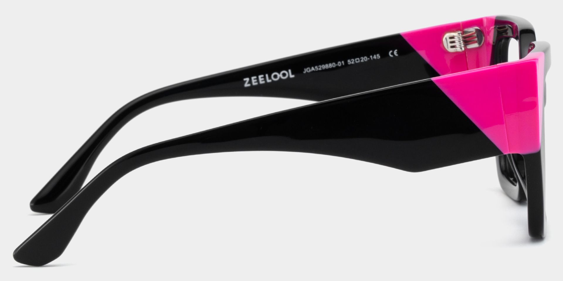 Viva Schwarz Quadratisch Brille5