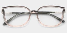 Walden Grau Cateye Brille2