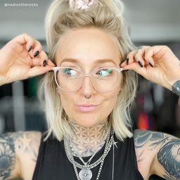 Babbage Hellbraun Rund Brille7