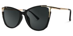 Pace Schwarz Cateye Brille1