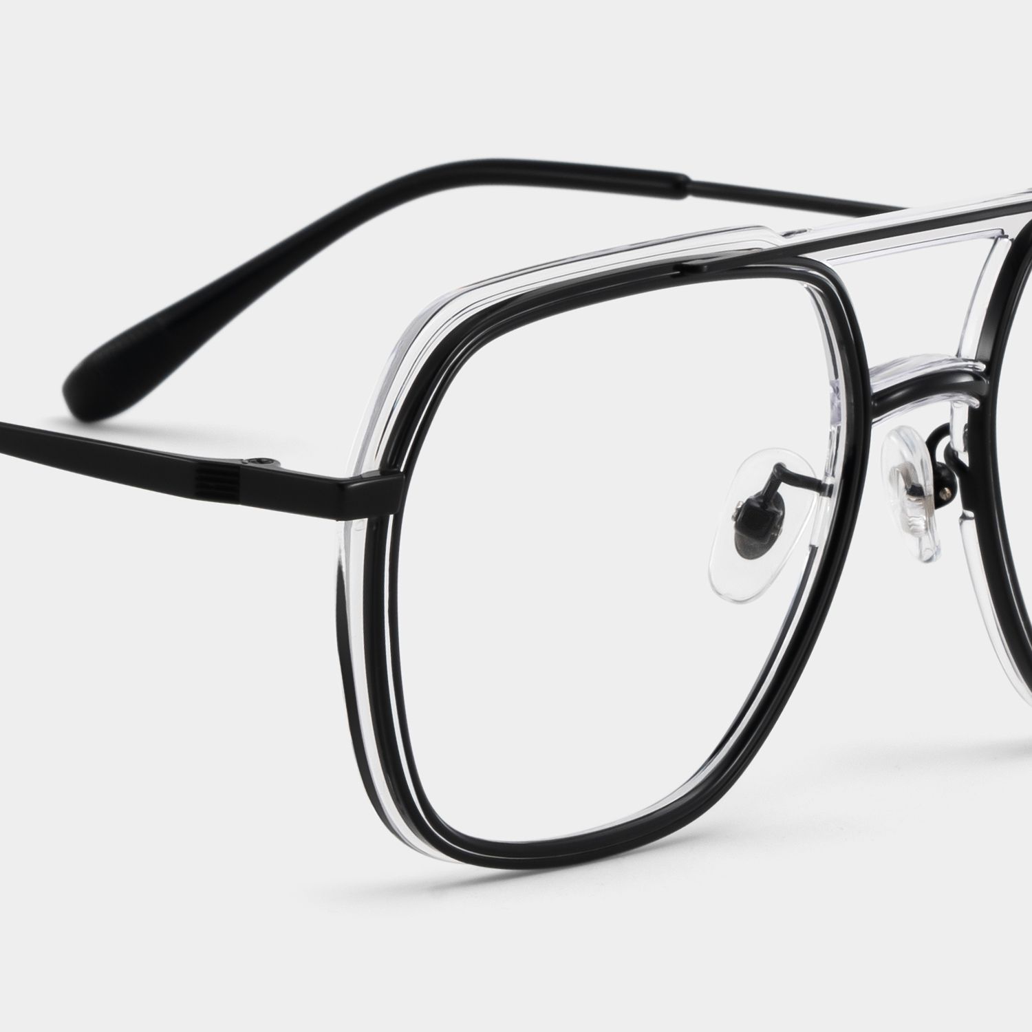 Ella Schwarz Pilot Brille5