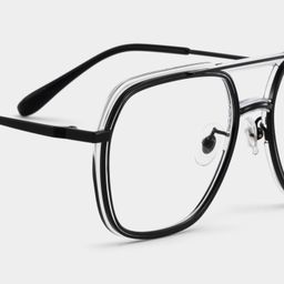 Ella Schwarz Pilot Brille5